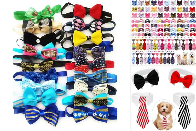 Detailed view of Best Adjustable Pet Bow Ties For Grooming Services