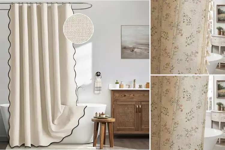 Detailed view of Best Aesthetic Shower Curtains