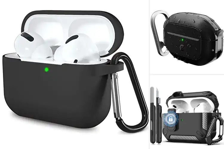 Detailed view of Best AirPods Pro 2 Protective Case With Carabiner