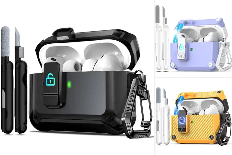 Detailed view of Best Auto Pop-Up Lid AirPods Pro Case