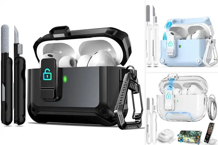 Detailed view of Best Auto Pop-Up Lid Case For AirPods Pro