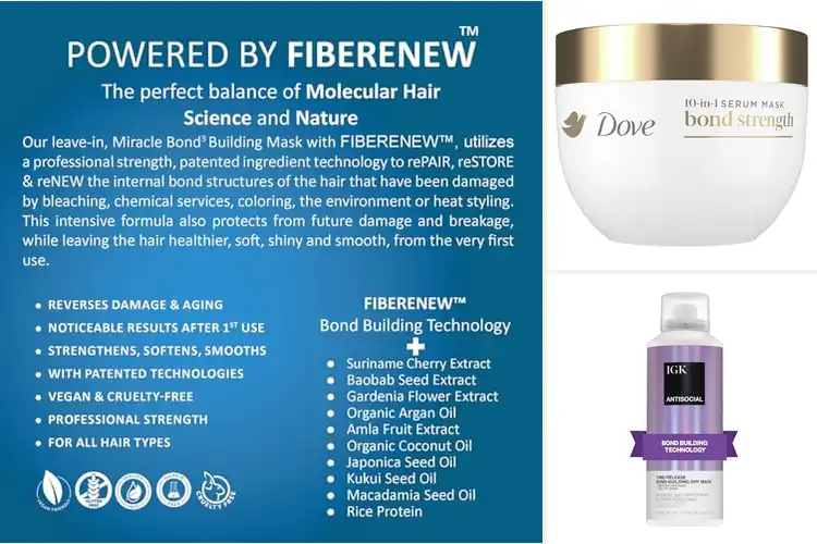 Detailed view of Best Bond-Building Hair Masks for Stronger, Smoother Strands