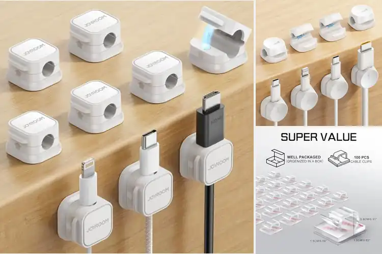 Detailed view of Best Cable Clips: Tidy Up Your Space Now