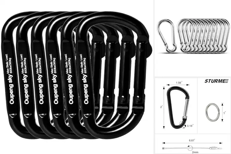 Detailed view of Best Carabiners: Top 10 Picks for Ultimate Outdoor Readiness