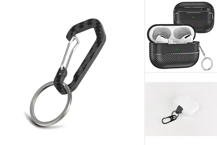 Detailed view of Best Carbon Fiber Carabiners For AirPods