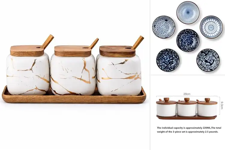 Detailed view of Best Ceramic Condiment Sets