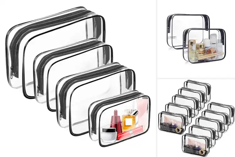 Detailed view of Best Clear Cosmetic Bags