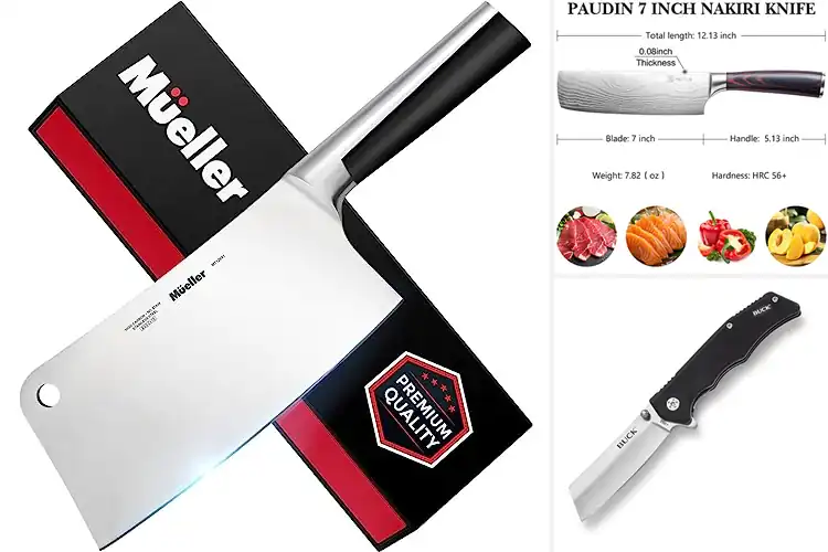 Detailed view of Best Cleaver Blade Knives