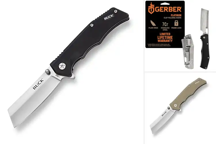 Detailed view of Best Cleaver Style Pocket Knives