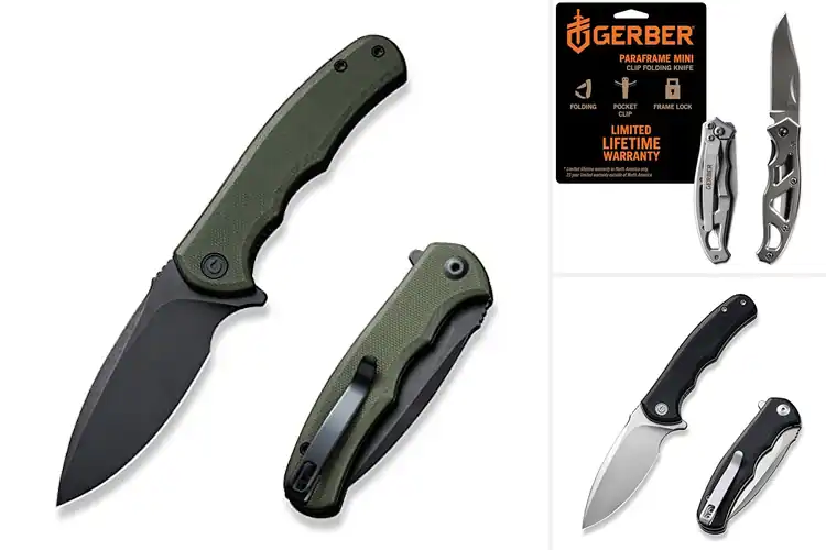 Detailed view of Best Compact EDC Knife With Clip