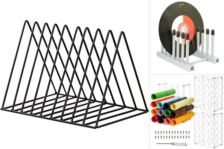 Detailed view of Best Desktop Vinyl Rack: 10 Top Picks to Organize Your Space