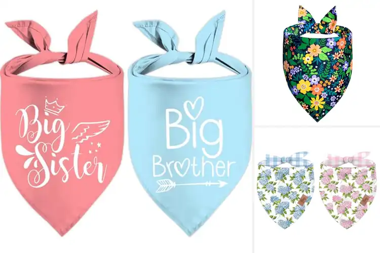 Detailed view of Best Double Sided Pet Bandana: Stylish Comfort for Your Pet