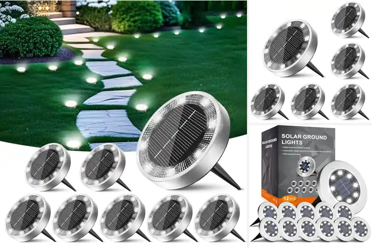 Detailed view of Best Durable Outdoor Disk Lights