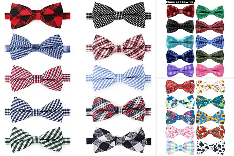 Detailed view of Best Easy Fit Bow Ties For Small Pets