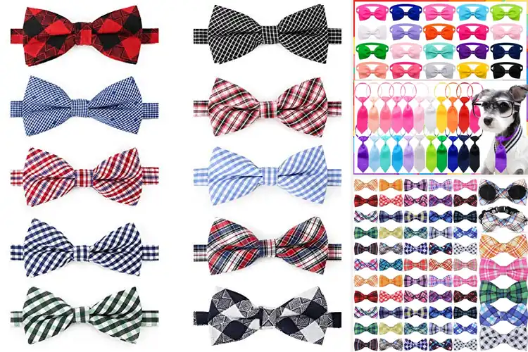 Detailed view of Best Fashion Bow Ties For Puppies: Dress Dapper & Cute