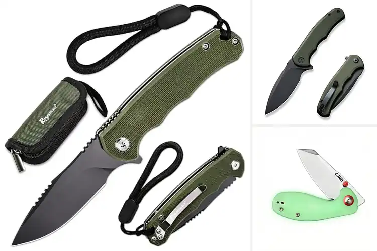 Detailed view of Best G10 Handle Pocket Knives