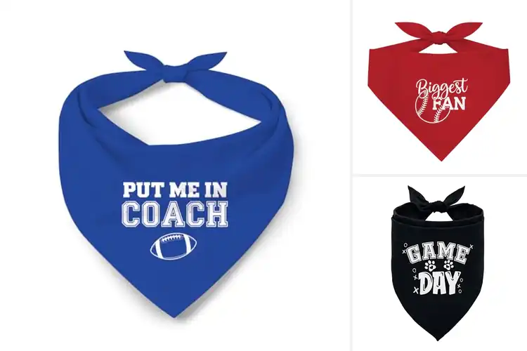 Detailed view of Best Game Day Pet Bandanas: 10 Sporty Styles to Score Big