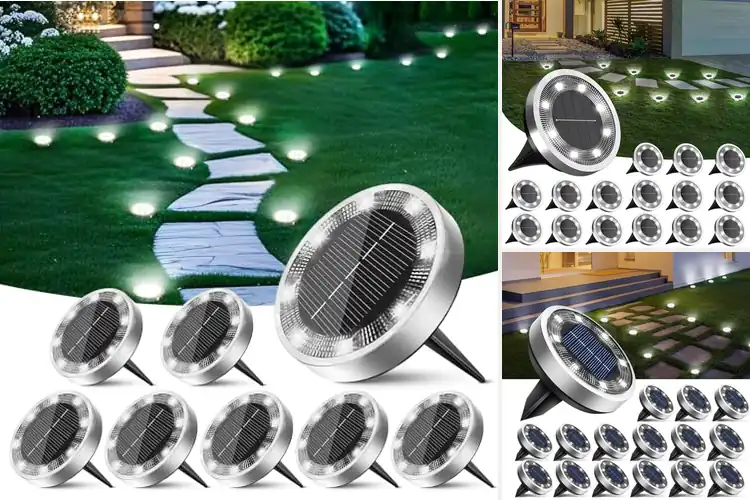 Detailed view of Best Garden Disc Lights