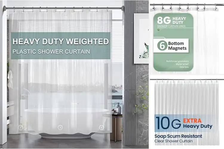 Detailed view of Best Heavy Duty Shower Curtain Panels