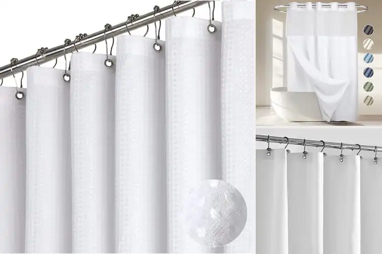 Detailed view of Best Hotel Quality Shower Curtain