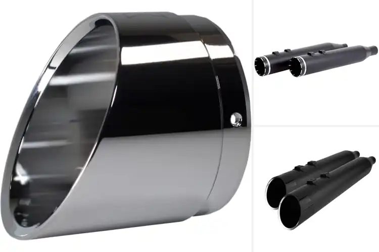 Detailed view of Best Khrome Werks Exhaust Muffler Tips