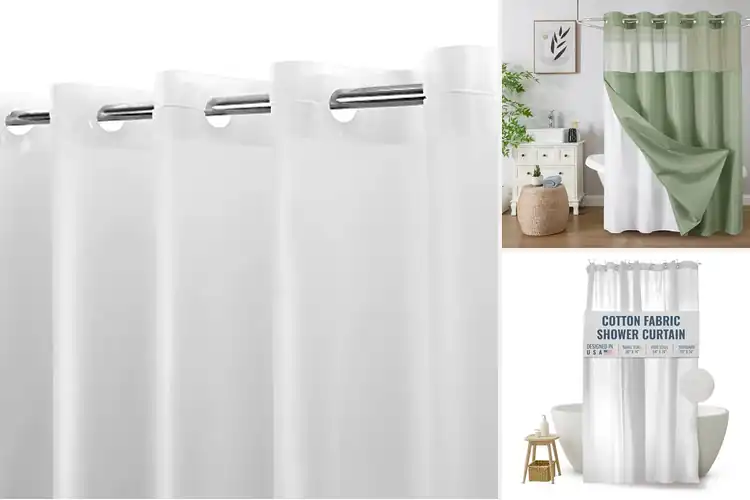 Detailed view of Best Liner‑Free Curtains for a Stylish Bathroom Upgrade