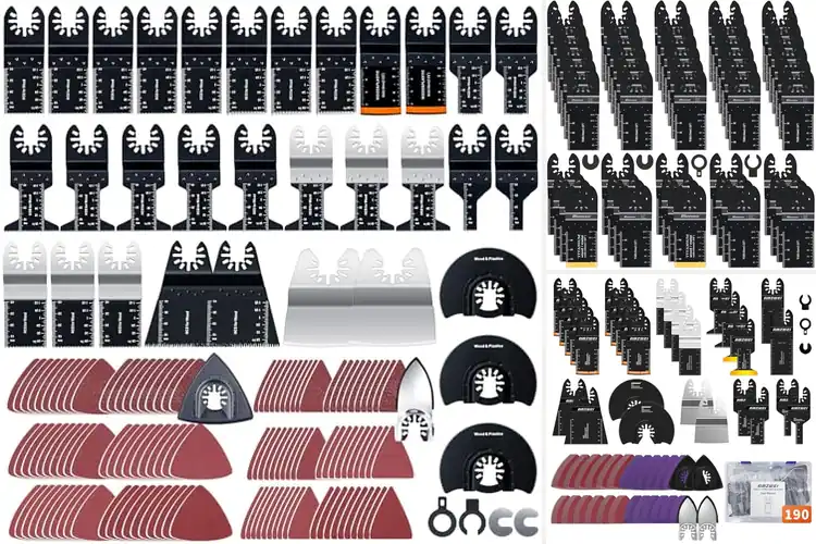 Detailed view of Best Multitool Blade Sets