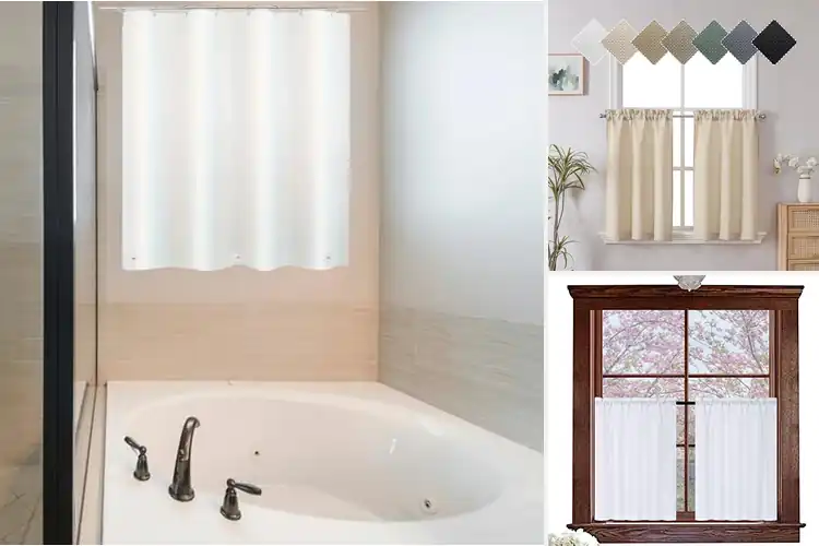 Detailed view of Best Opaque Bathroom Curtain Covers
