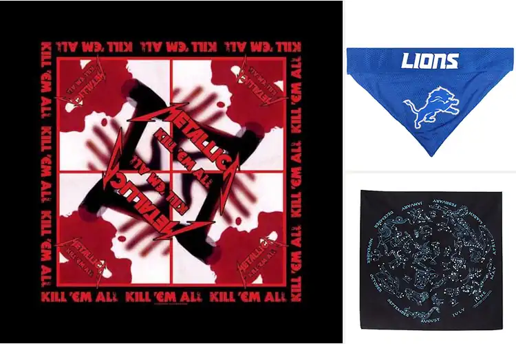 Detailed view of Best Screen Printed Logo Bandana