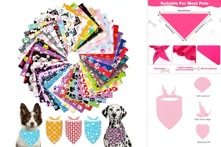 Detailed view of Best Sizable Pet Bandanas