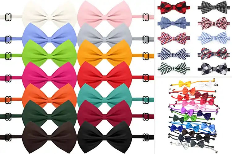 Detailed view of Best Small Dog Bow Ties: 10 Stylish Picks to Charm Your Pet