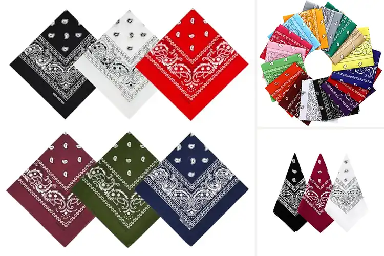 Detailed view of Best Small Medium Bandana Size: Versatile Style Guide