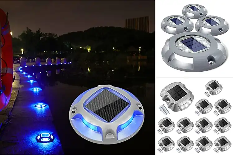 Detailed view of Best Solar Dock Lights