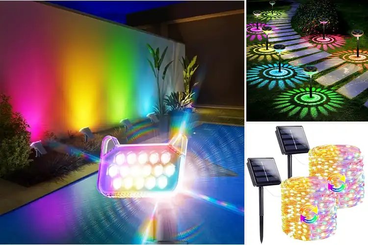 Detailed view of Best Two Color Solar Lights