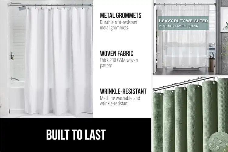 Detailed view of Best Weighted Shower Curtains
