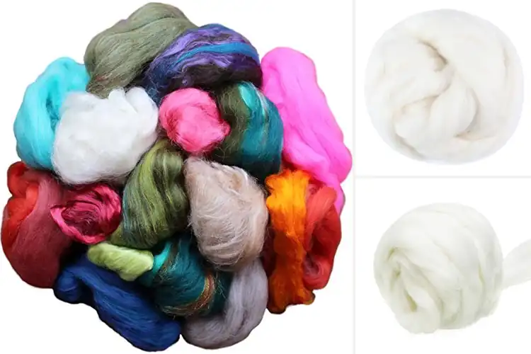 Detailed view of Best Wool Fibers